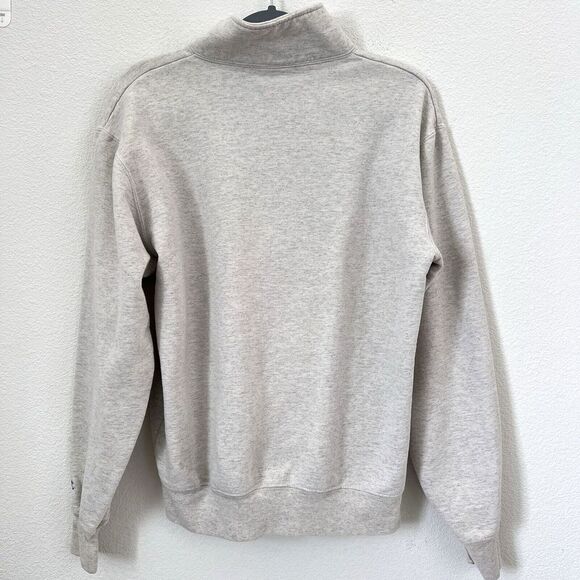 Champion 1/4 Zip Sweatshirt Mens Medium Pullover Heathered Gray Athleticwear - Picture 5 of 13